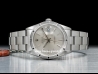 Rolex Date 34 Argento Oyster Silver Lining  Watch  15210